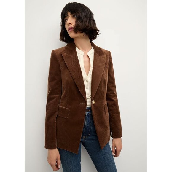 Veronica Beard Jackets & Blazers - Veronica Beard Reagan Corduroy Dickey Jacket Dark Cocoa 4
